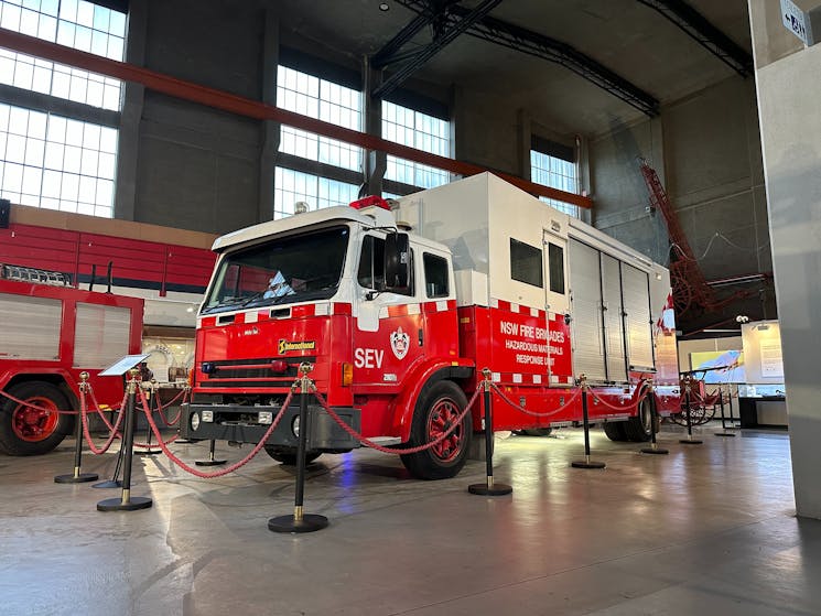 HAZMAT Fire engine in the Museum of Fire
