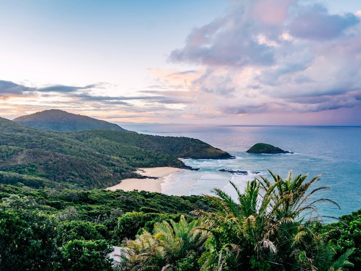 View looking north from Smoky Cape_South West Rocks_Macleay Valley Coast