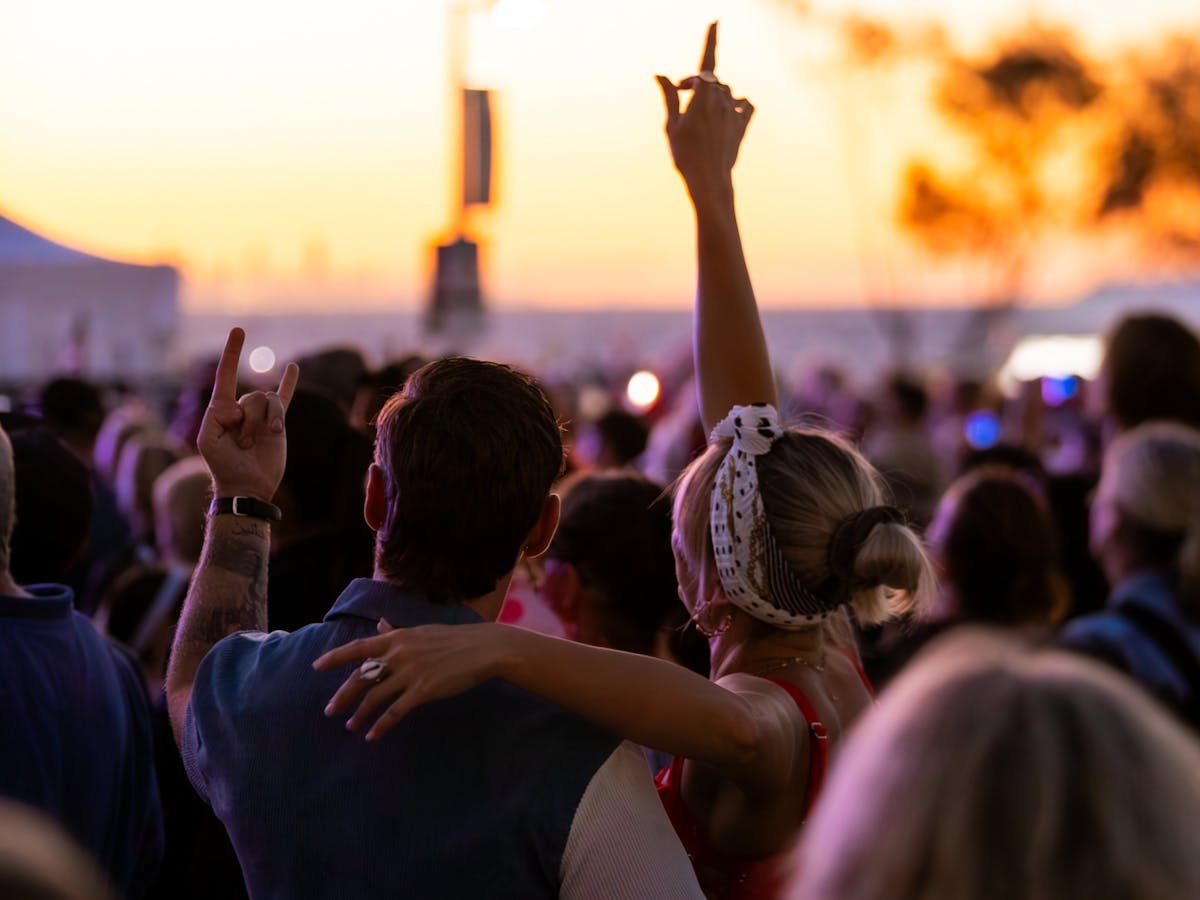 Couple in the Crowd