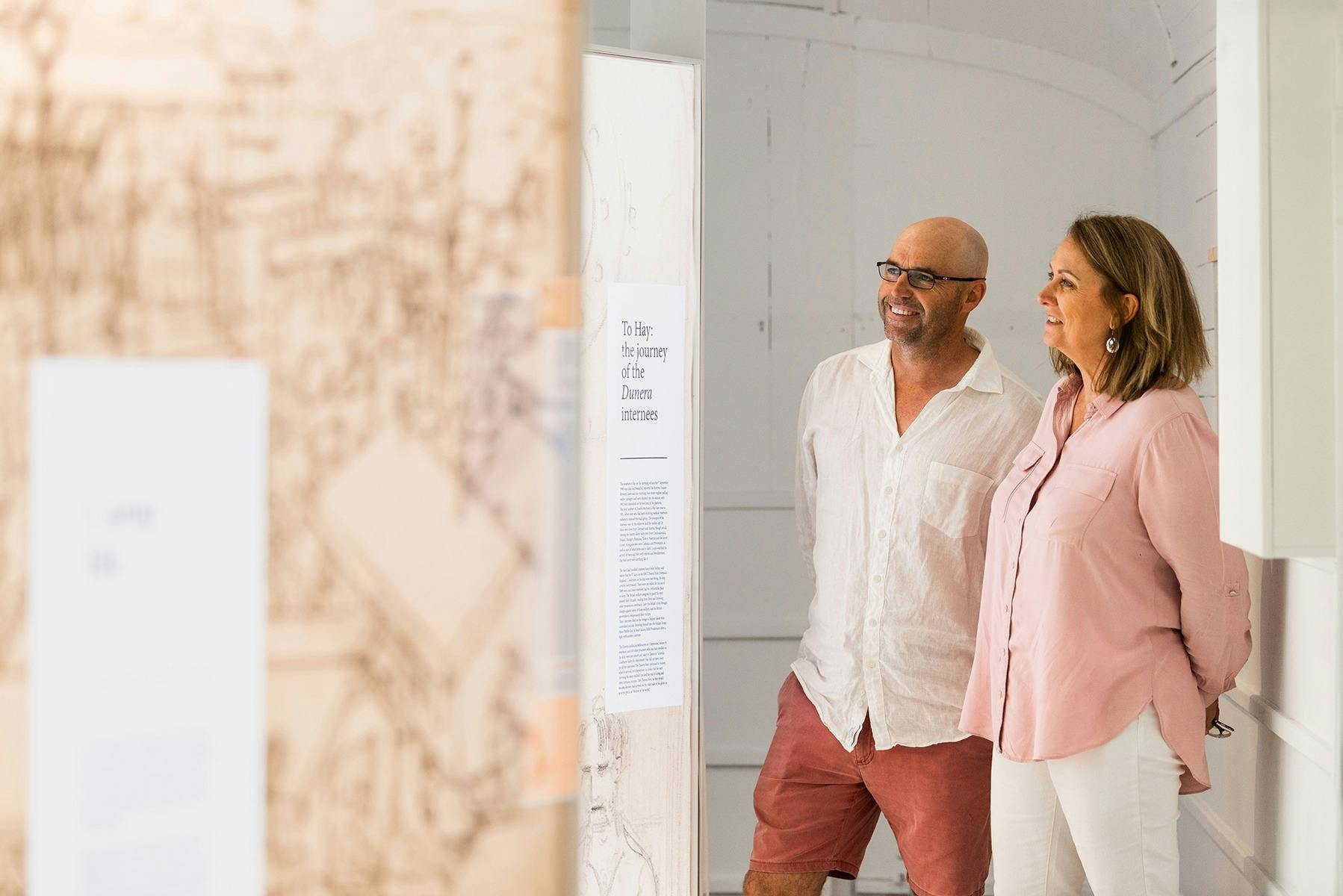 Ali and Phil at Dunera