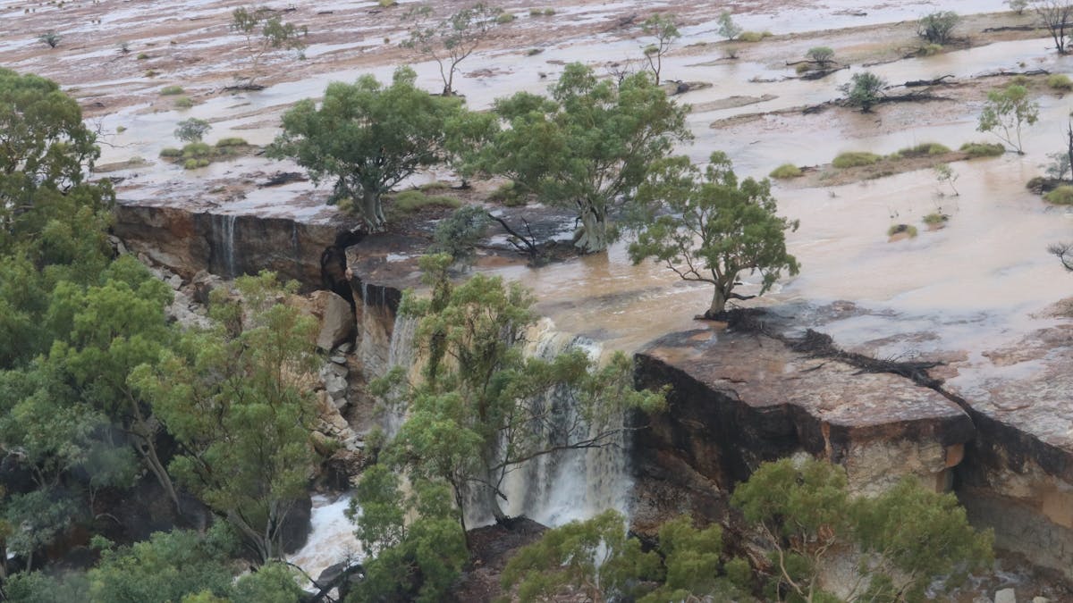Scrammy Gorge in Flood