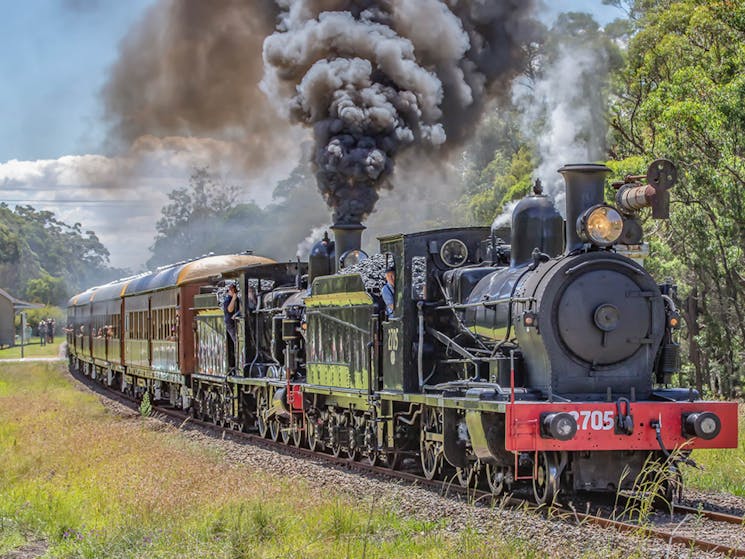 Steam Train in Buxton