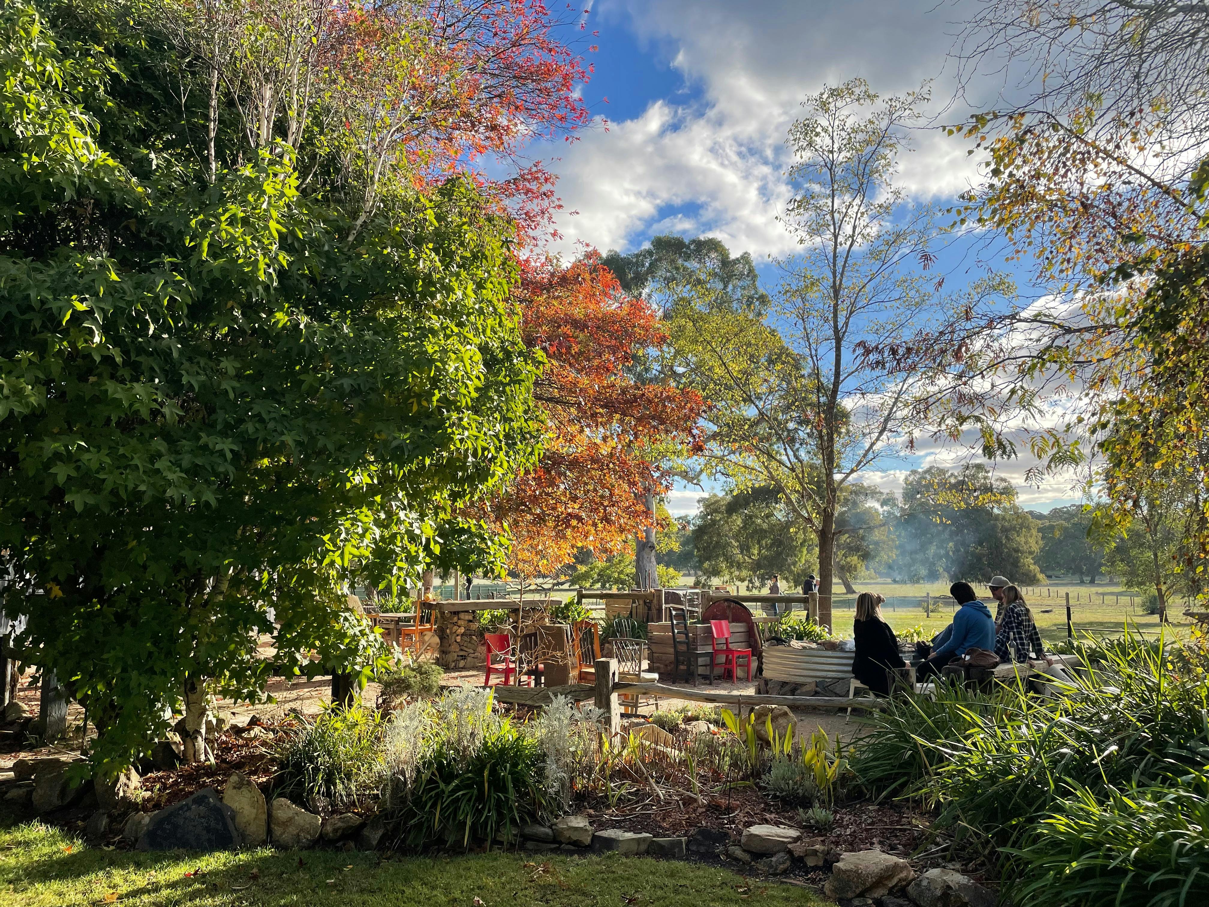 Lazy Ballerina has expansive gardens.
