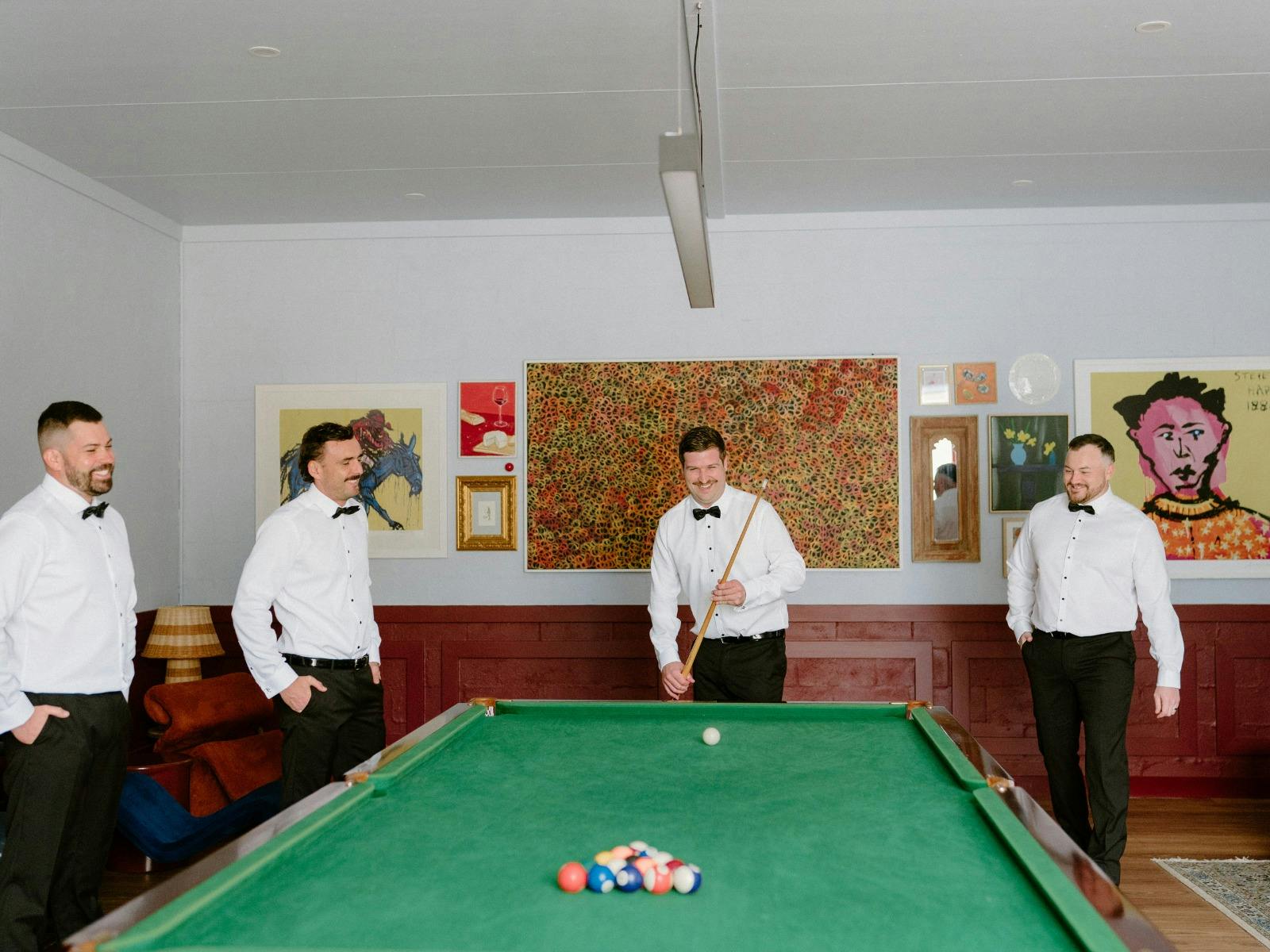 Games / Grooms Room Pre Ceremony