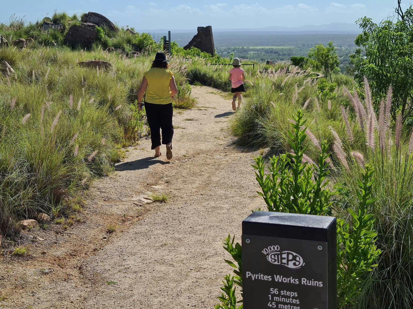 Walking track to Pyrites Works Remnants Towers Hill Charters Towers