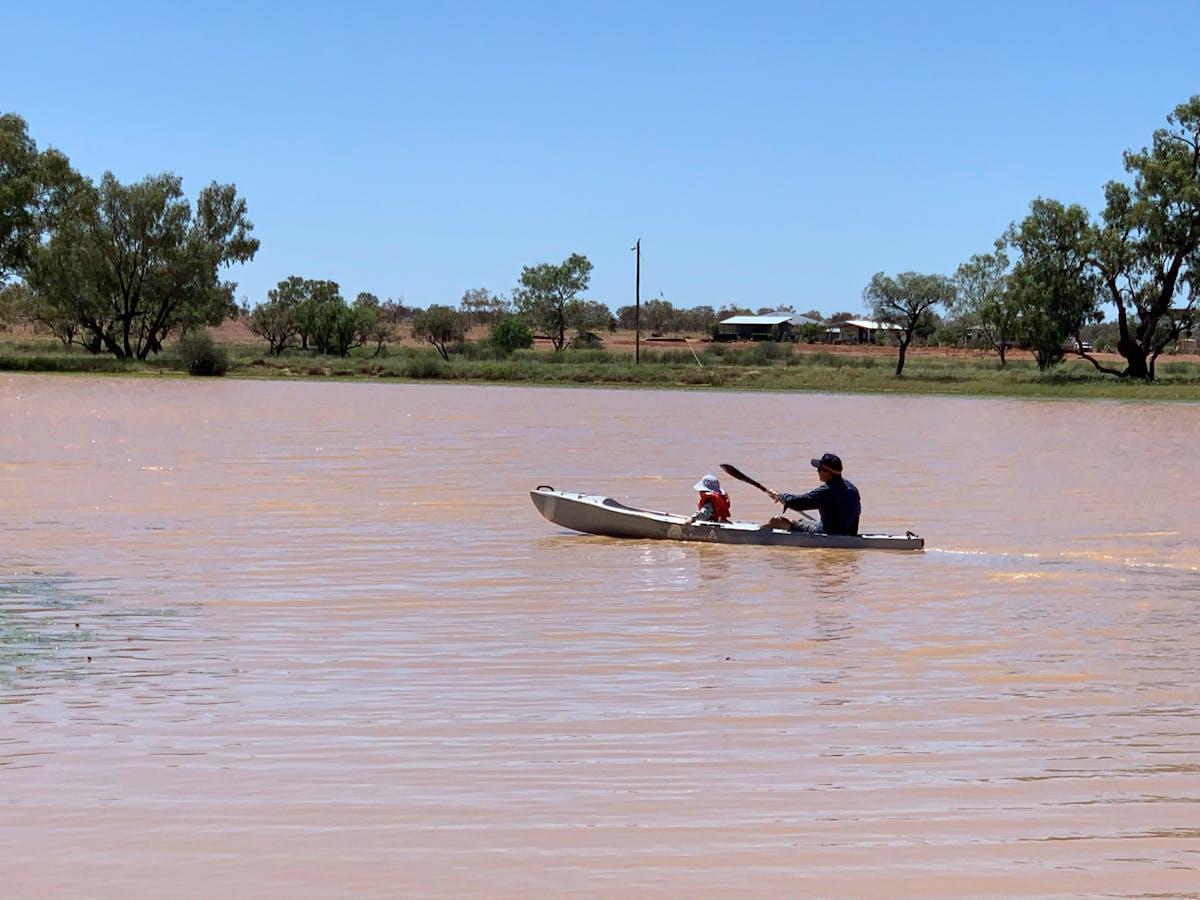 Kayak at Lake Houdraman