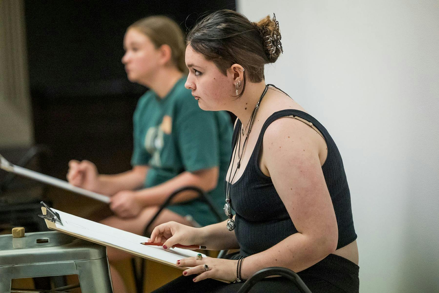 Drawing in the Gallery