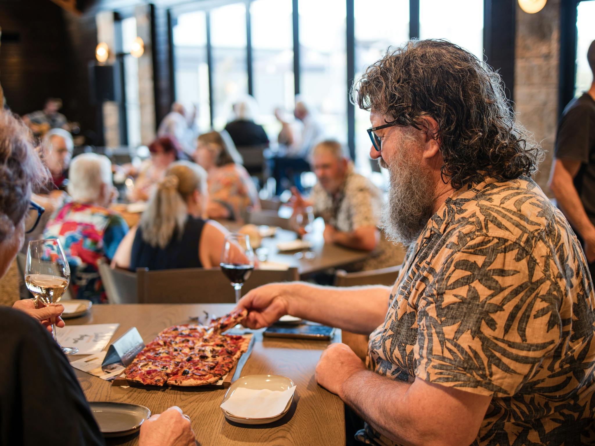 Guests enjoying seahorse session