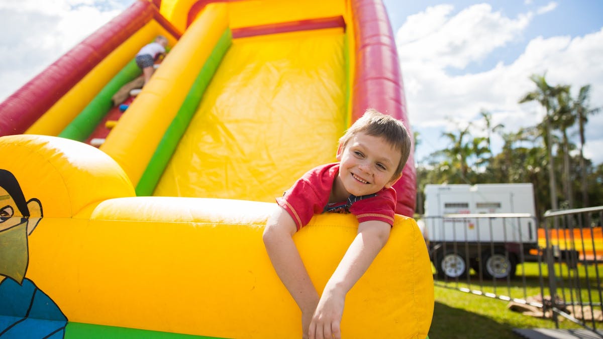 Young kids entertainment at Caboolture Family Fun Day