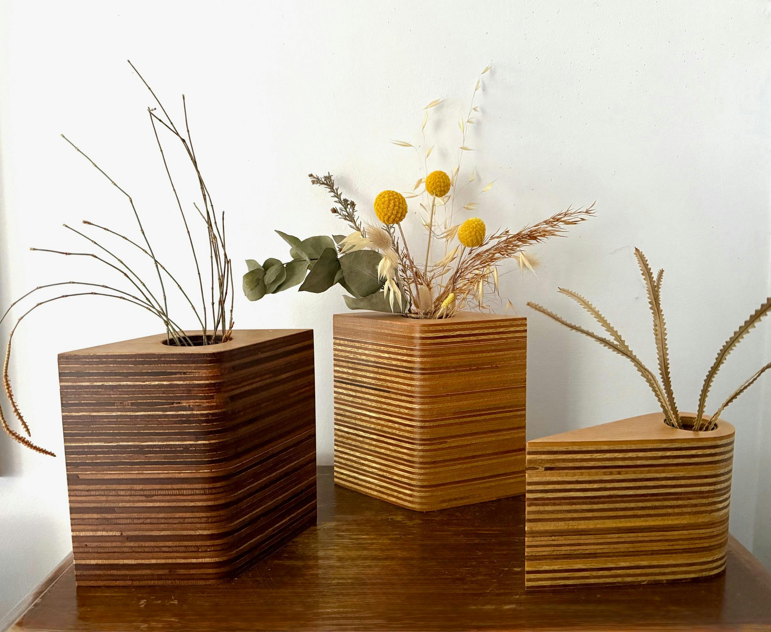 Timber vessels by Mark Aheimer