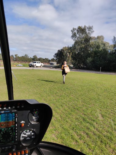 Private Heli FlyThrough Lunch