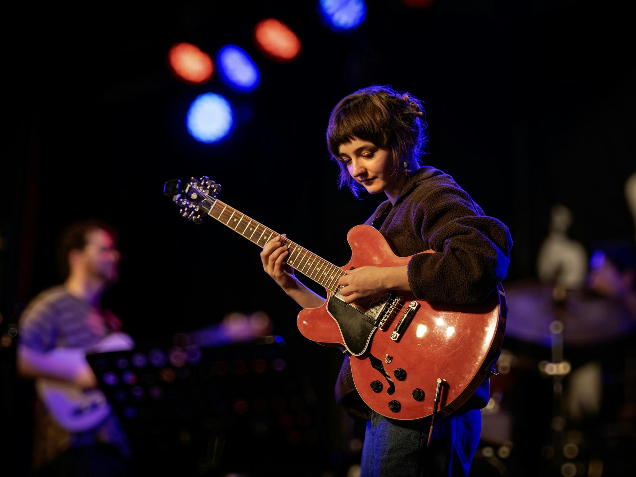 Young musician at Merimbula Jazz Festival.