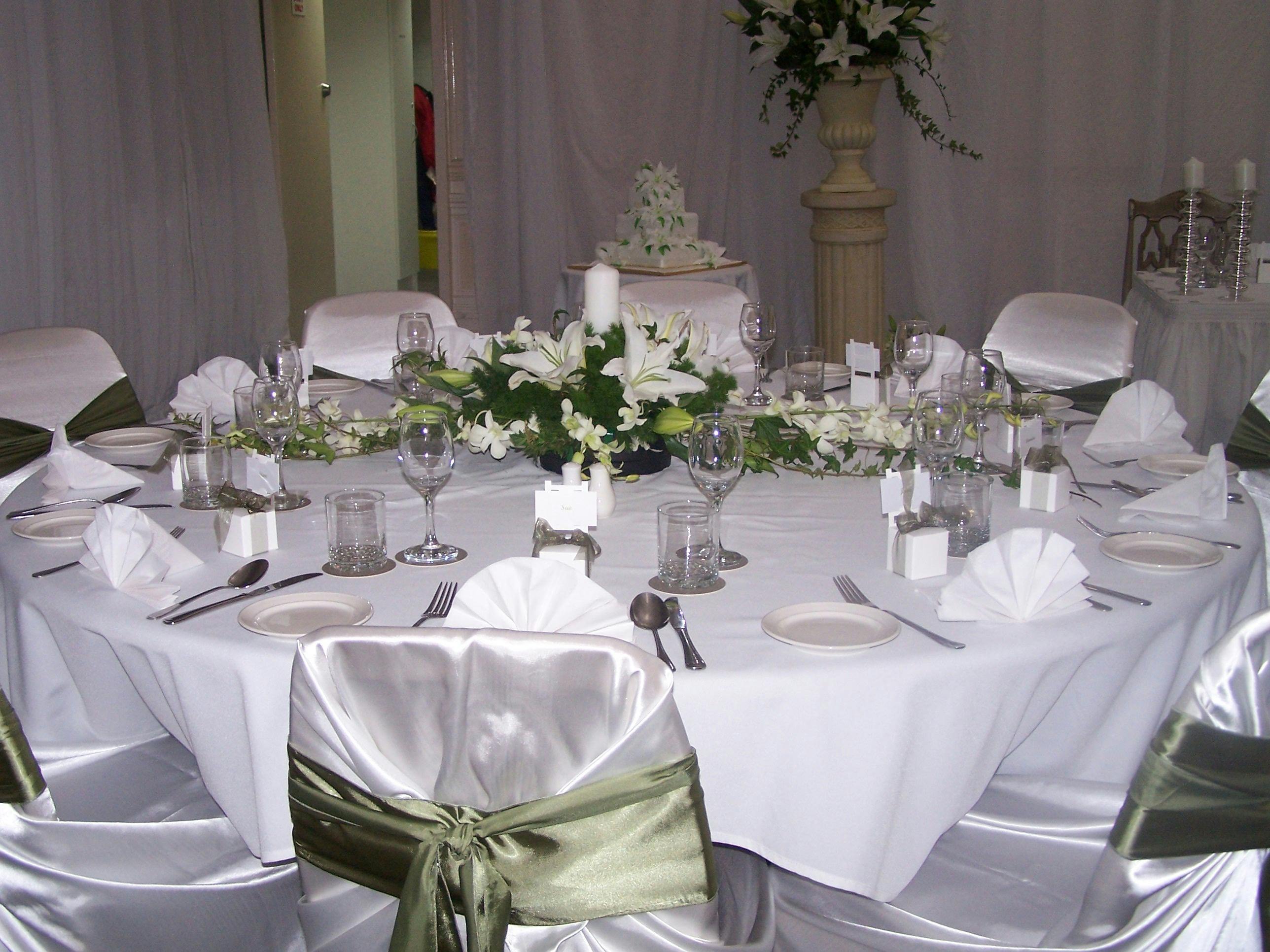 Tables set up for a function at the Bathurst RSL