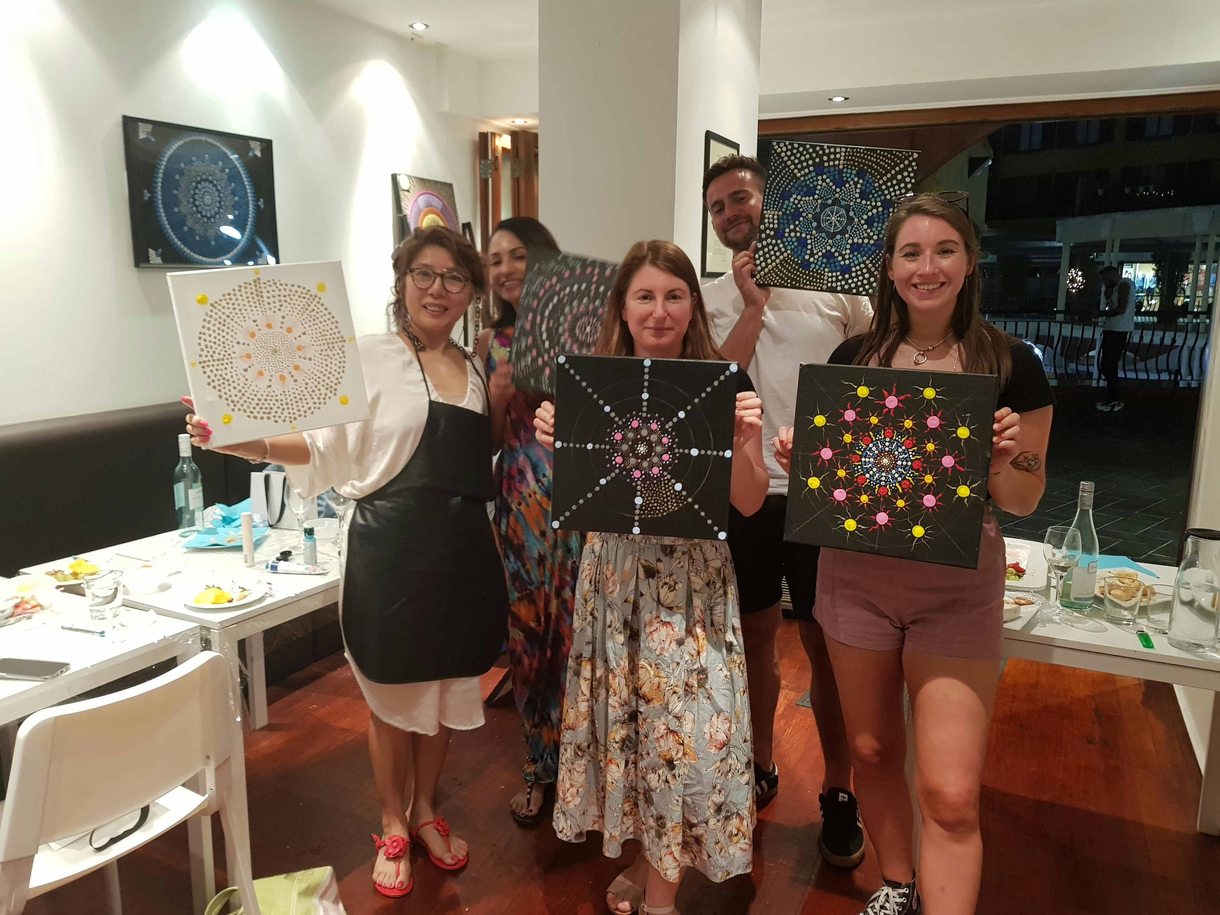 Art Bubbles dot painting experience