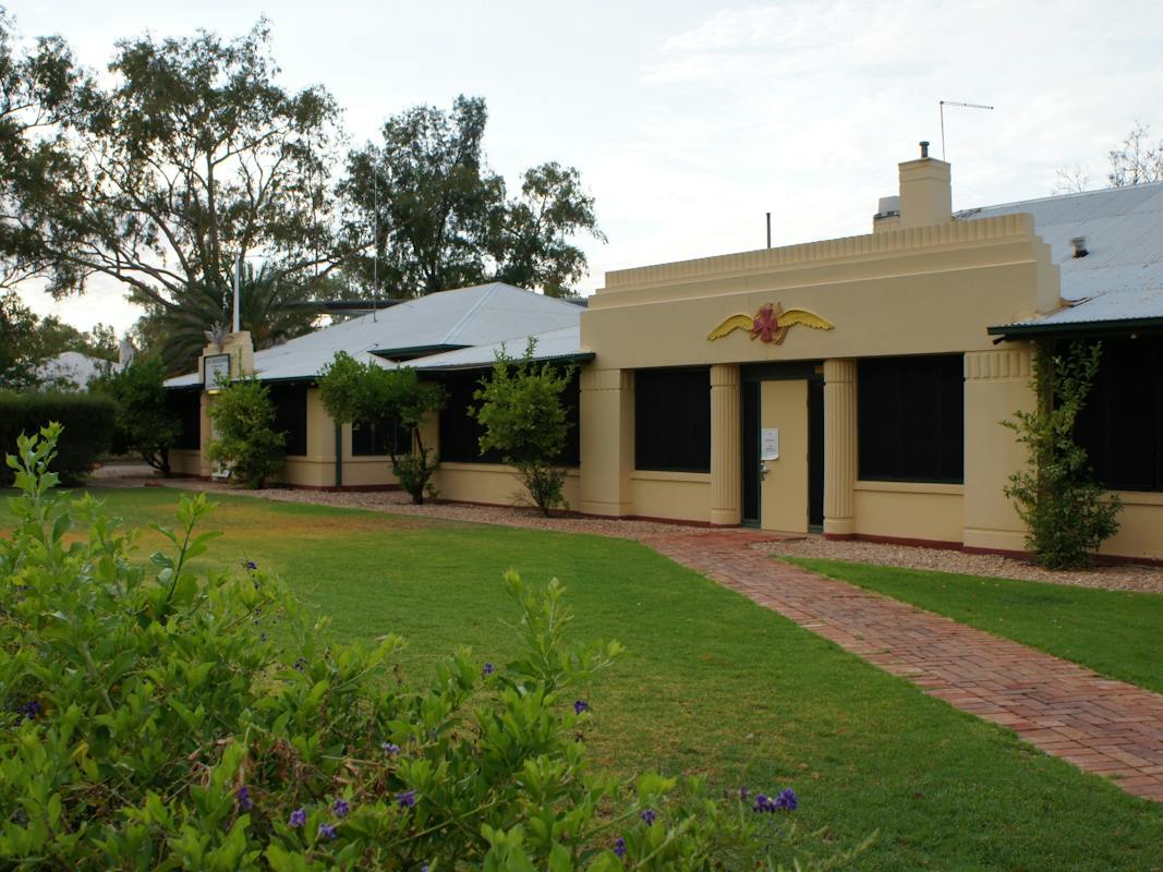 Front of precinct