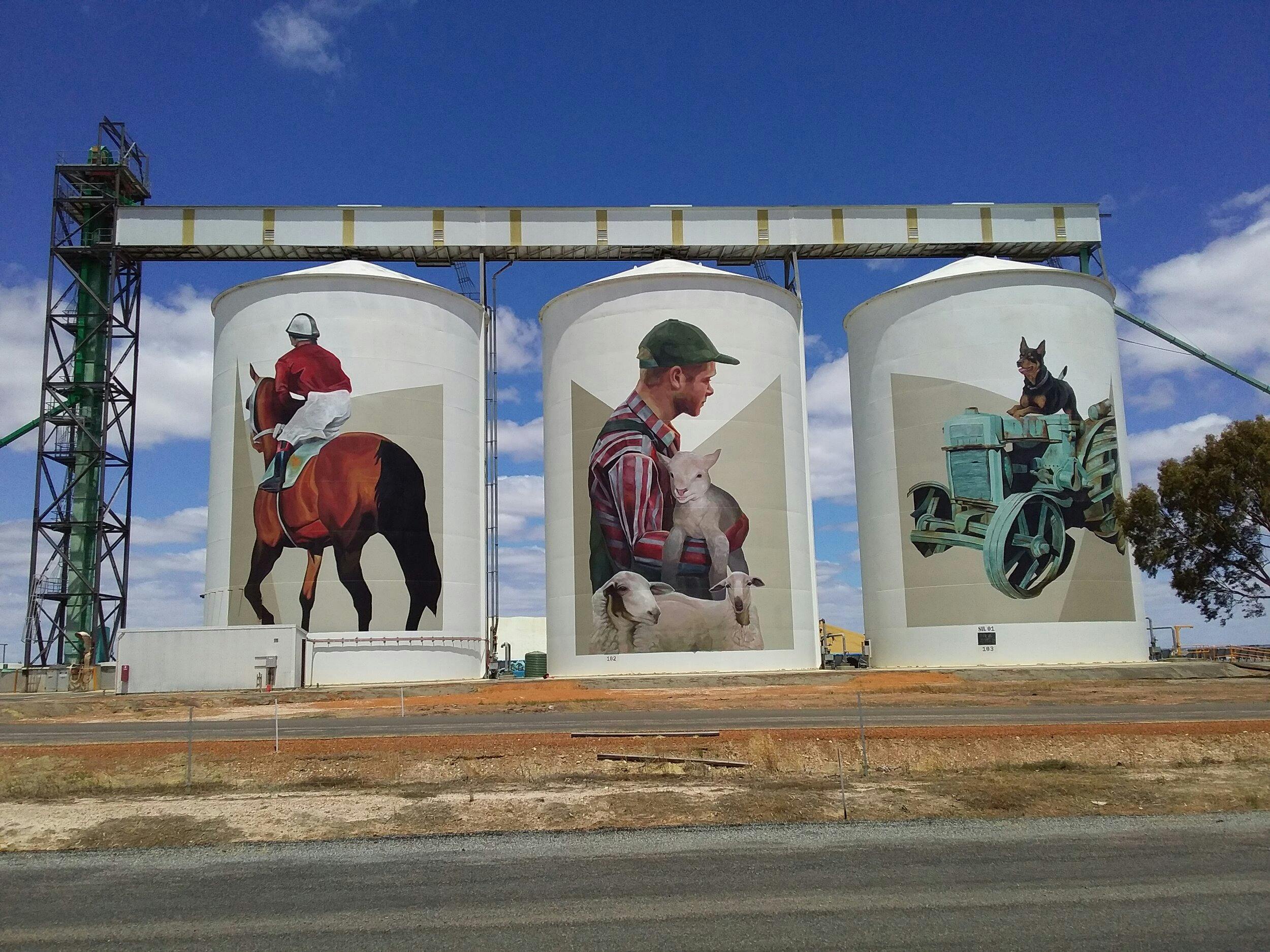 Three Silos