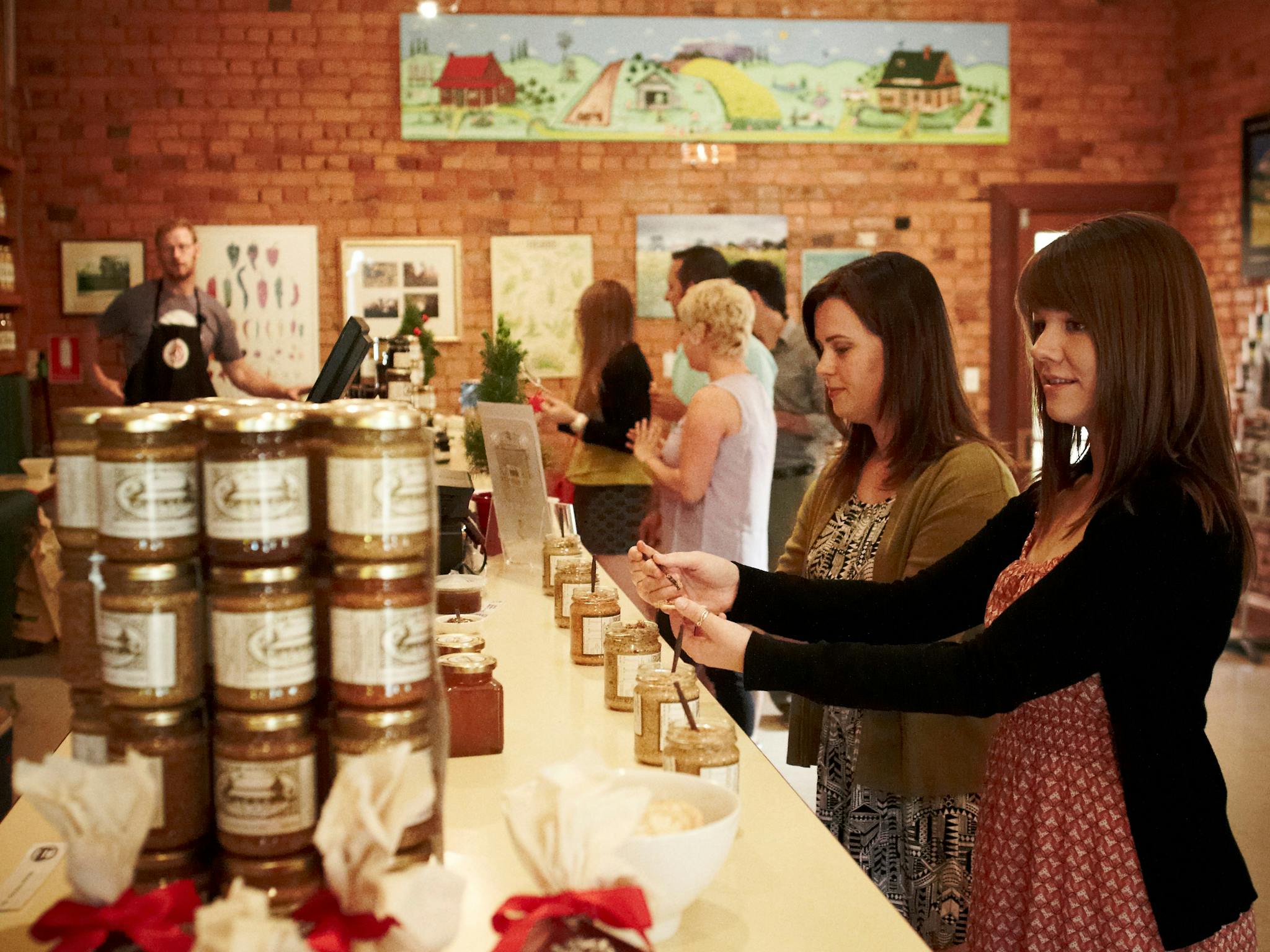 Milawa Mustards shop interior