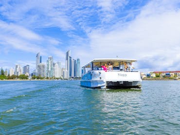 Hopo Ferry cruising on the water