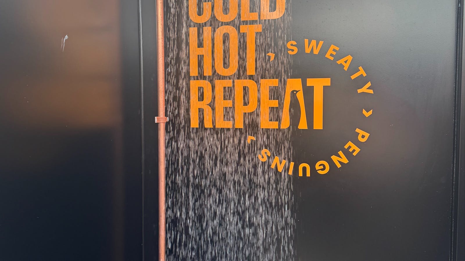 Cold, Hot, Repeat. Your post-sauna cool-down.