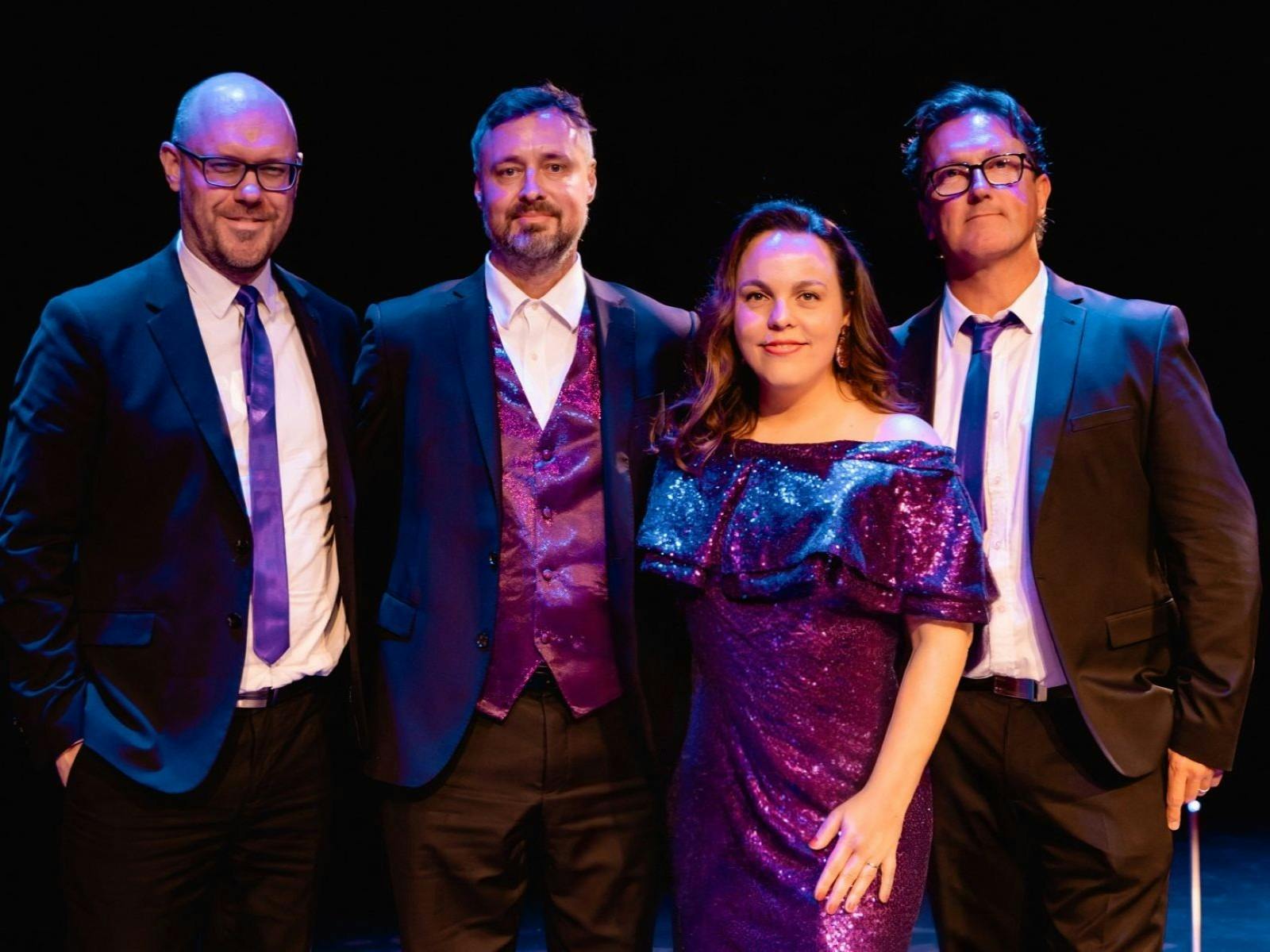 Natalie Claire Jazz band together on stage