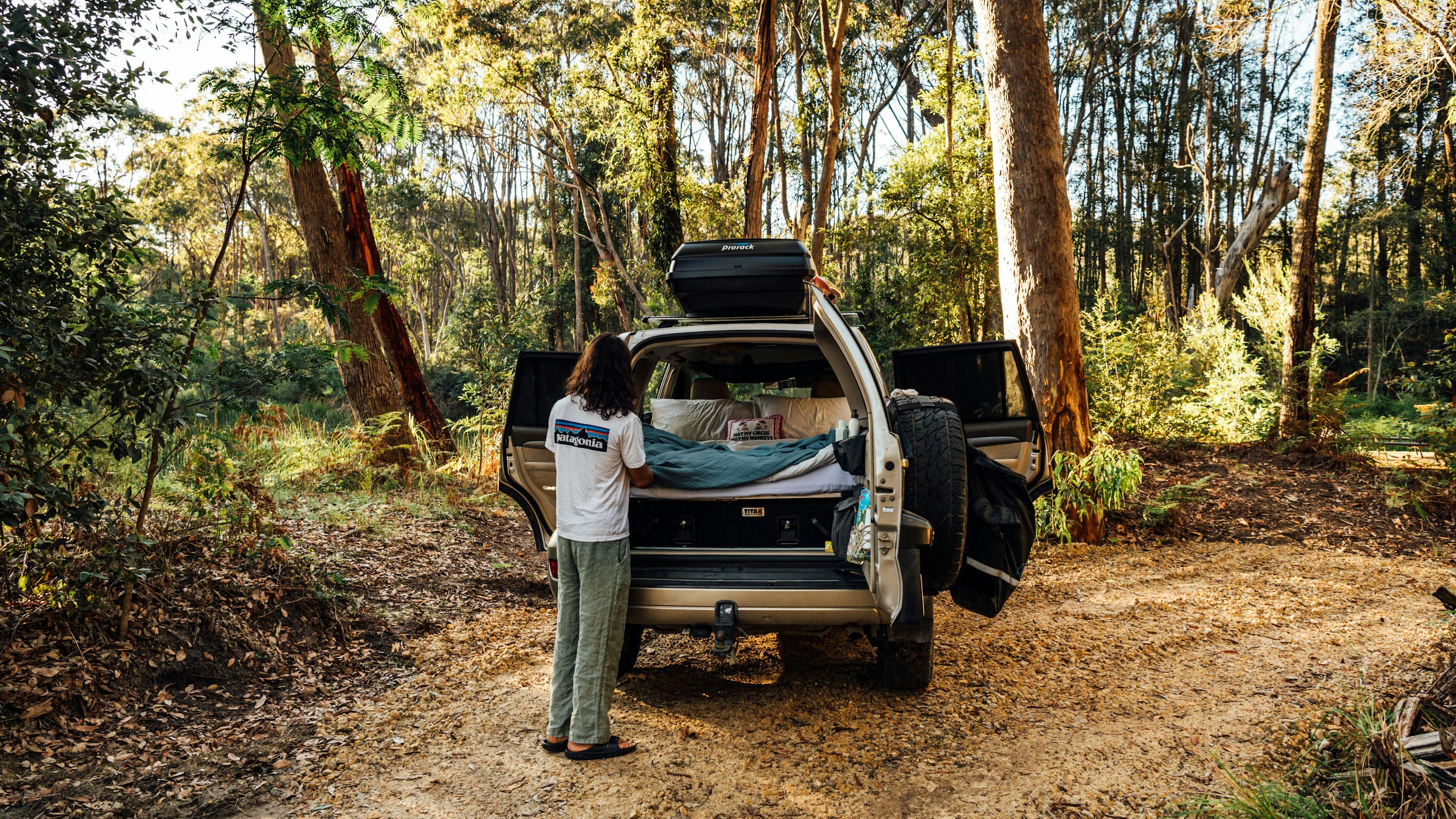 자동차 캠핑카나 텐트를 놓을 수 있는 충분한 공간이 있습니다!