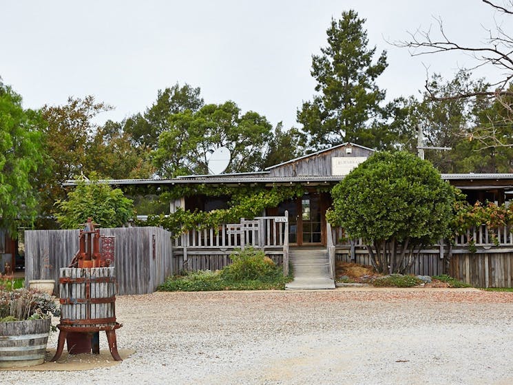 The Burnbrae Wines cellar door used to be a dance hall in the 70's