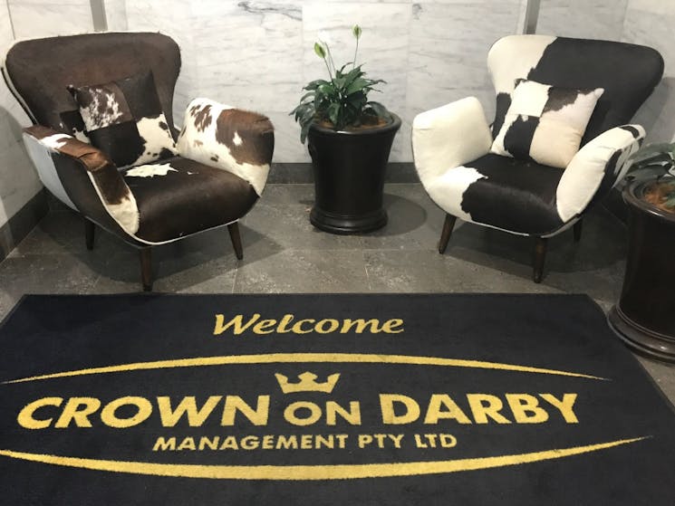 These chair are loved by guests and visitors to Crown on Darby