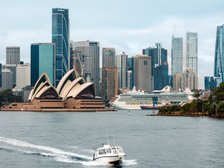 Discovering the hidden gems of Sydney Harbour by water taxi.