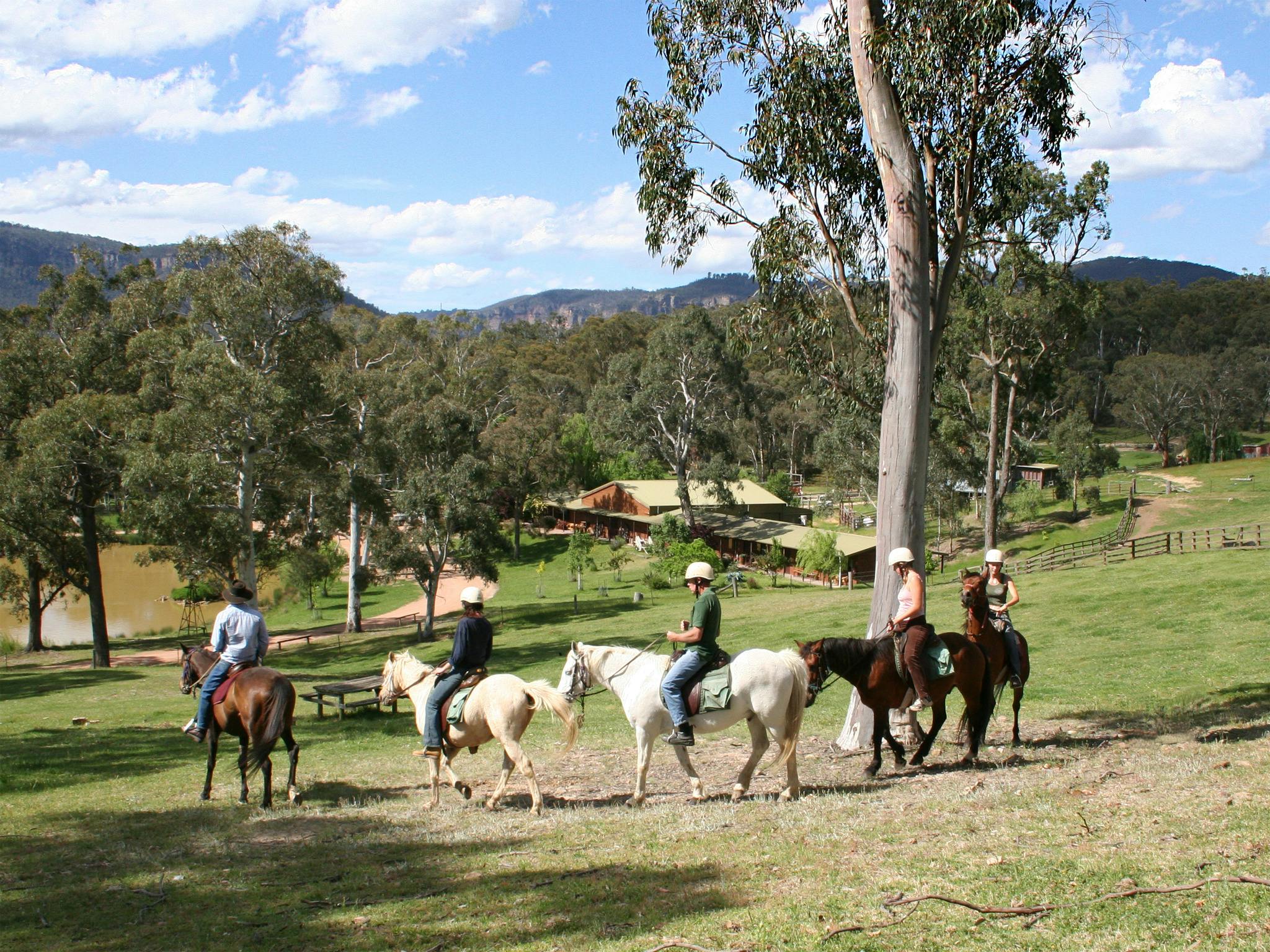 Superb views for riders