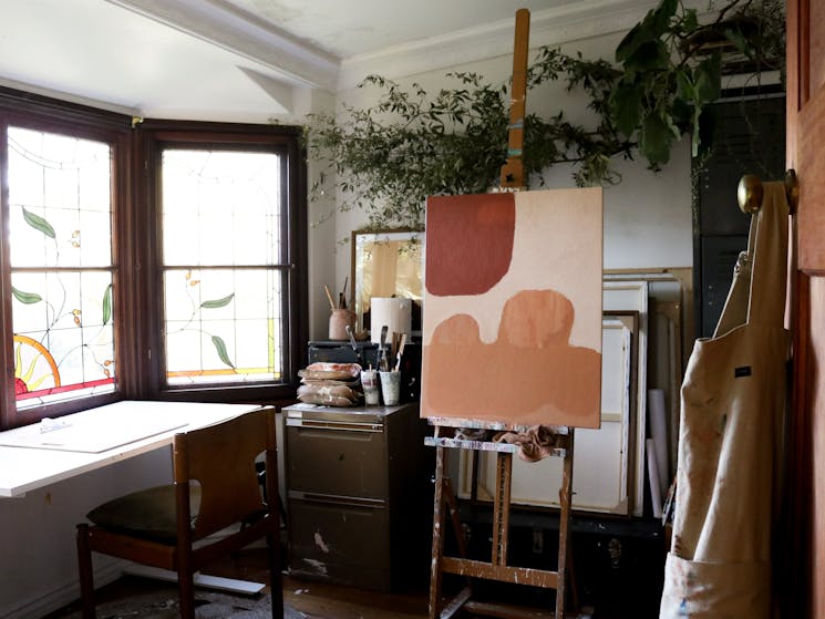 Abstract Paint & Wine Night