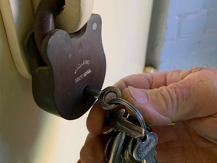 Gaol Door and Lock