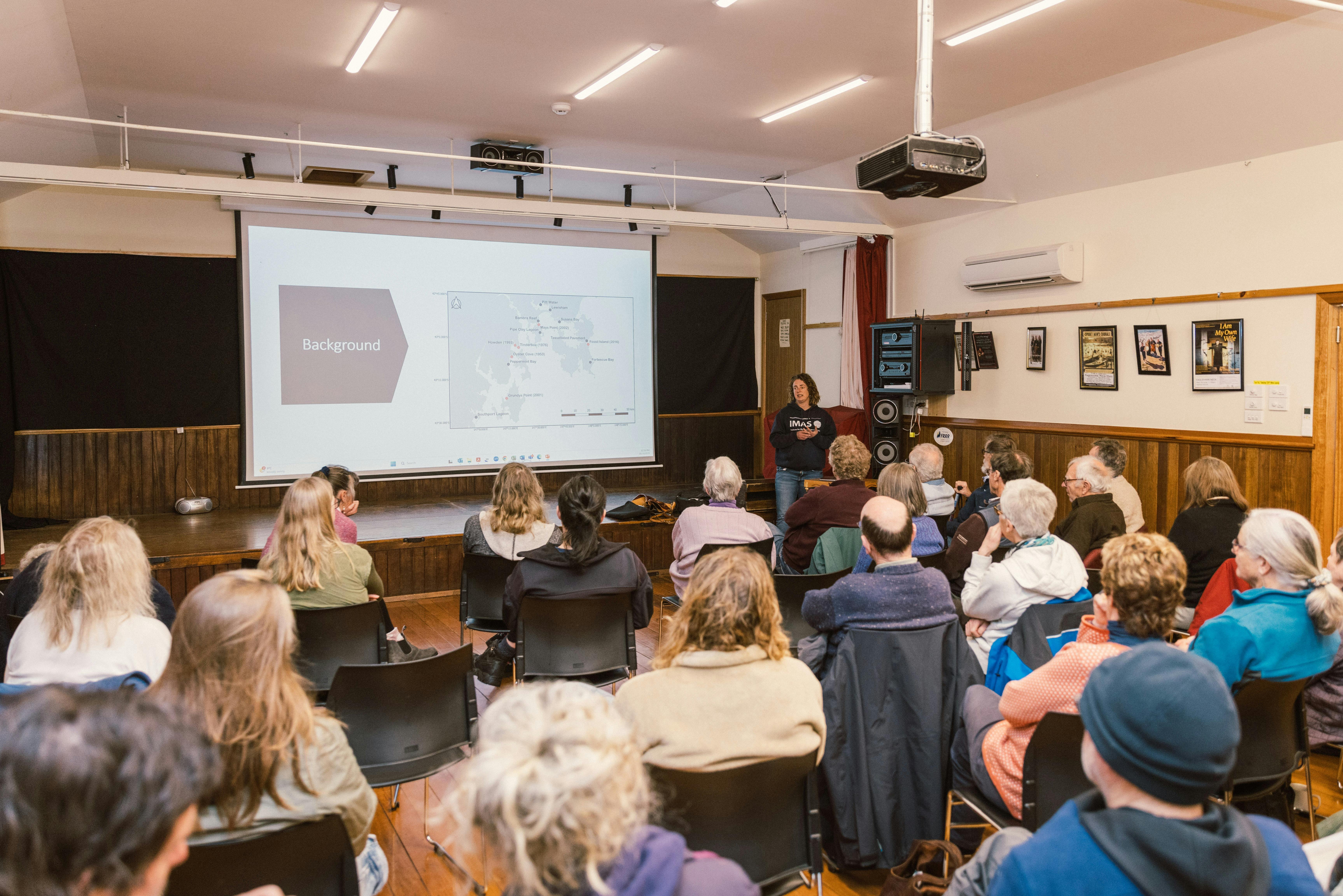 Audience at Eaglehawk Neck Hall 2025