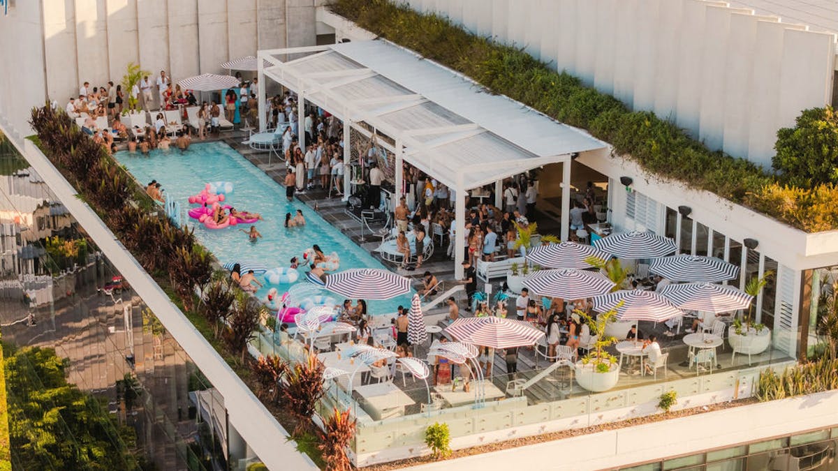 A birds-eye view of Lina Rooftop