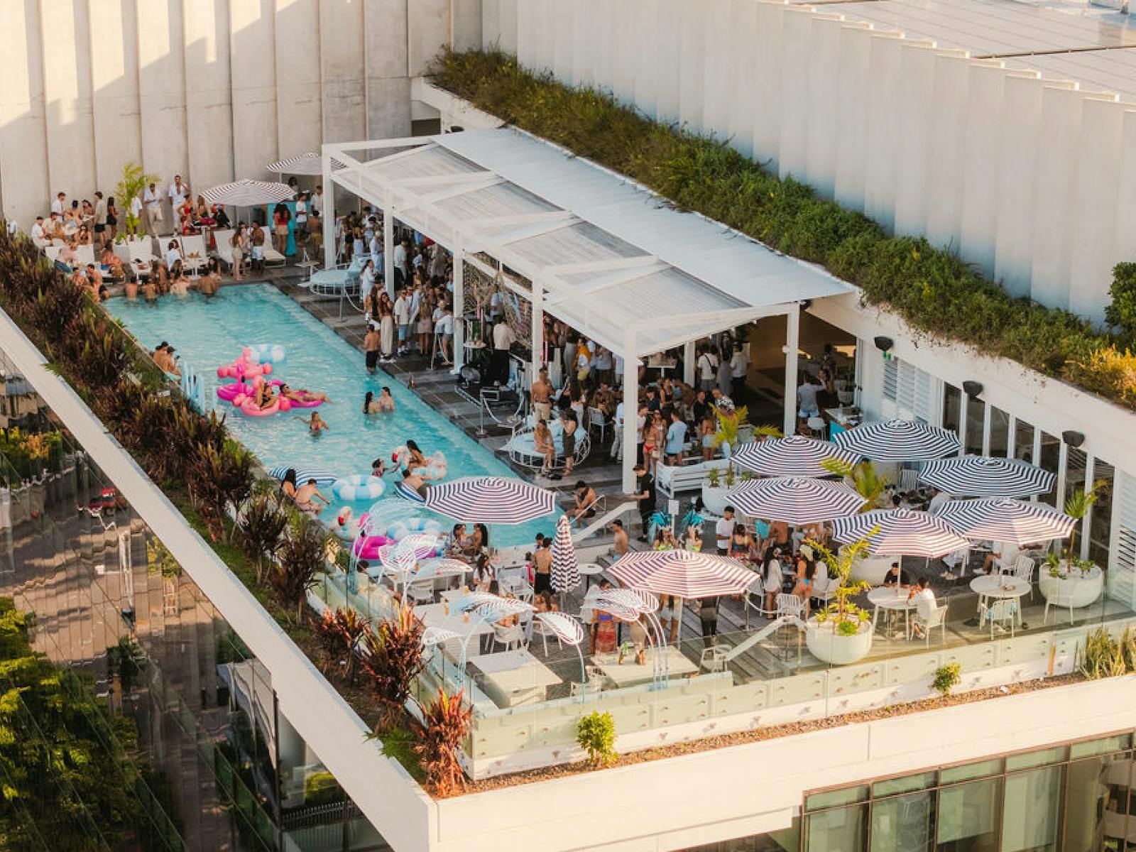A birds-eye view of Lina Rooftop A birds-eye view of Lina Rooftop