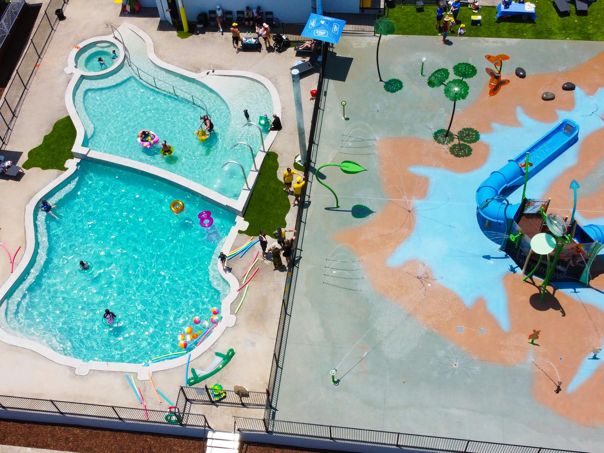 New Splash Pad & Pool New Splash Pad & Pool