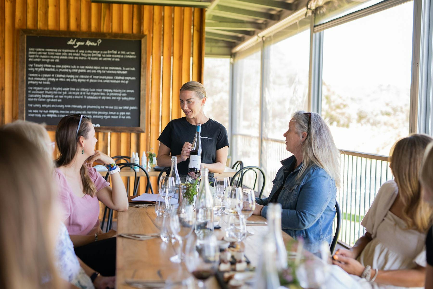 Wine tasting at Gemtree Wines