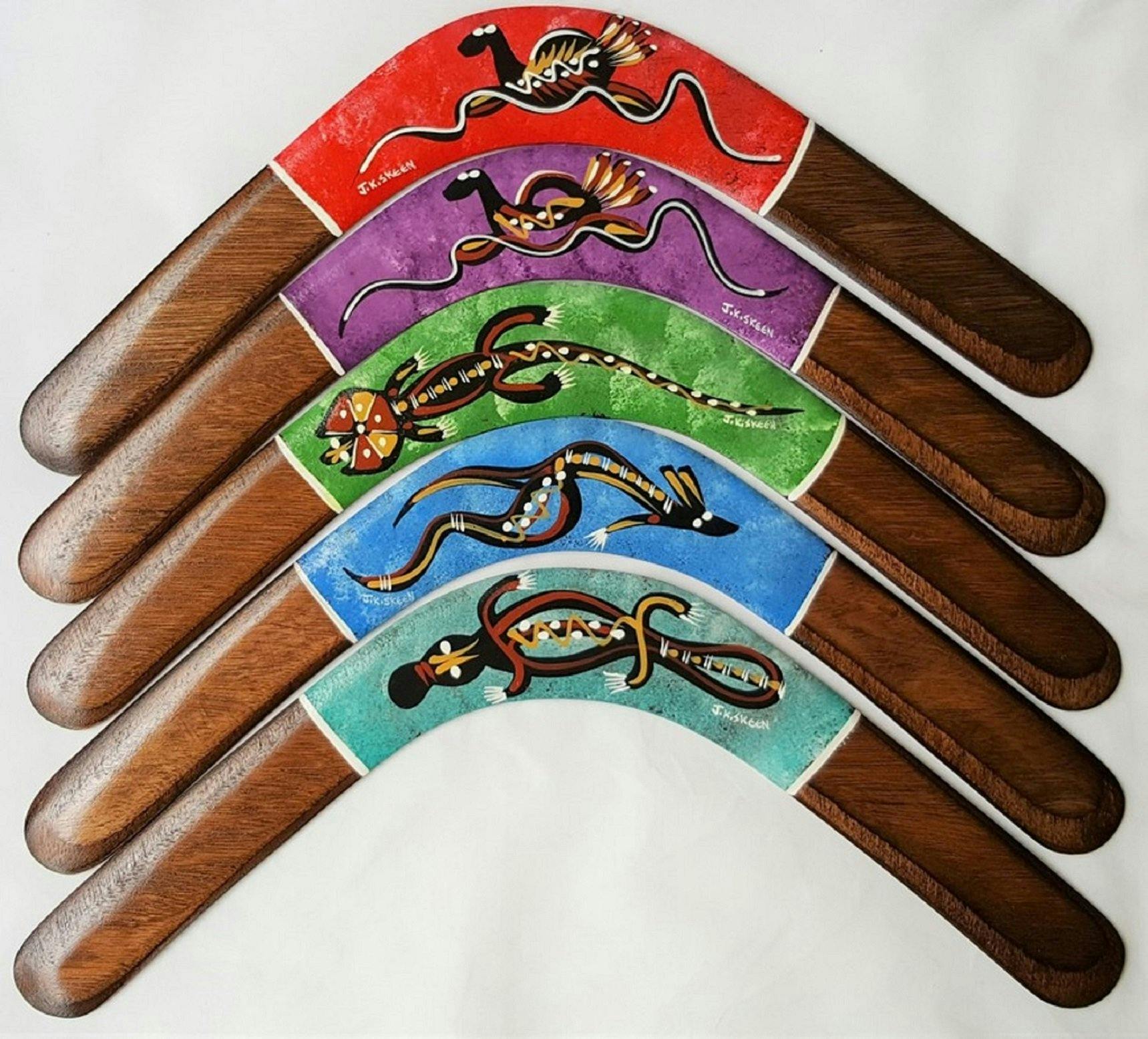 Boomerangs used in lessons
