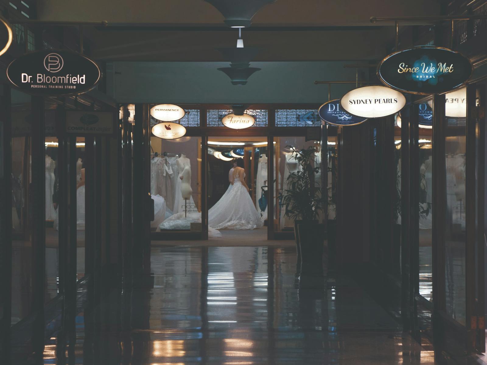 Bridal stores at The Dymocks Building, Sydney