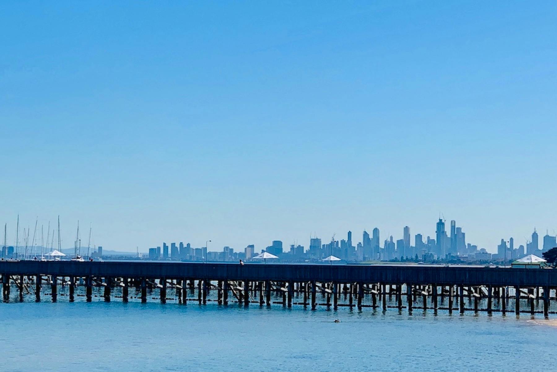 Visiting Luna Park in St Kilda on a brighton bayside cycle tour