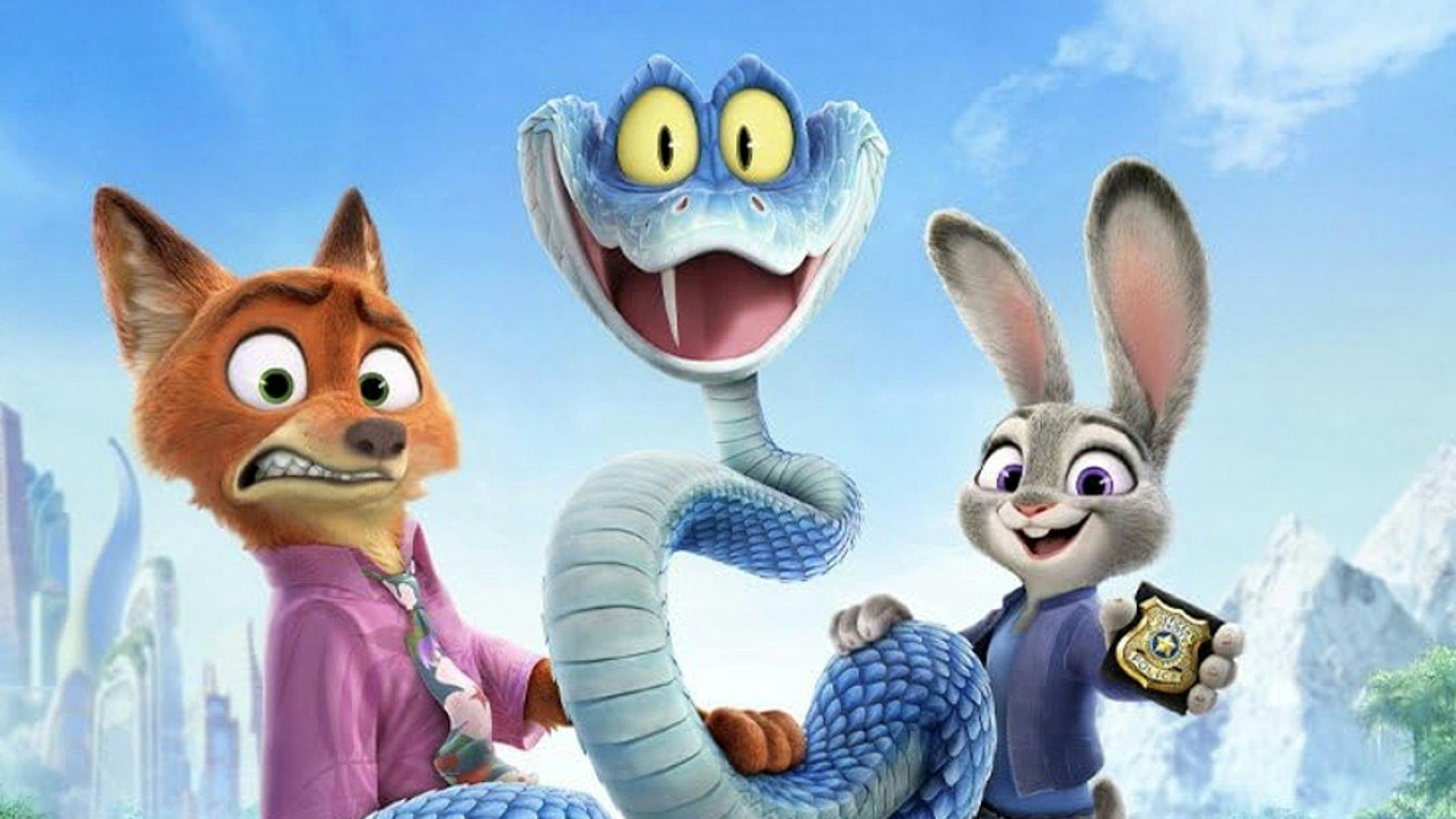 Characters from Zootopia movie