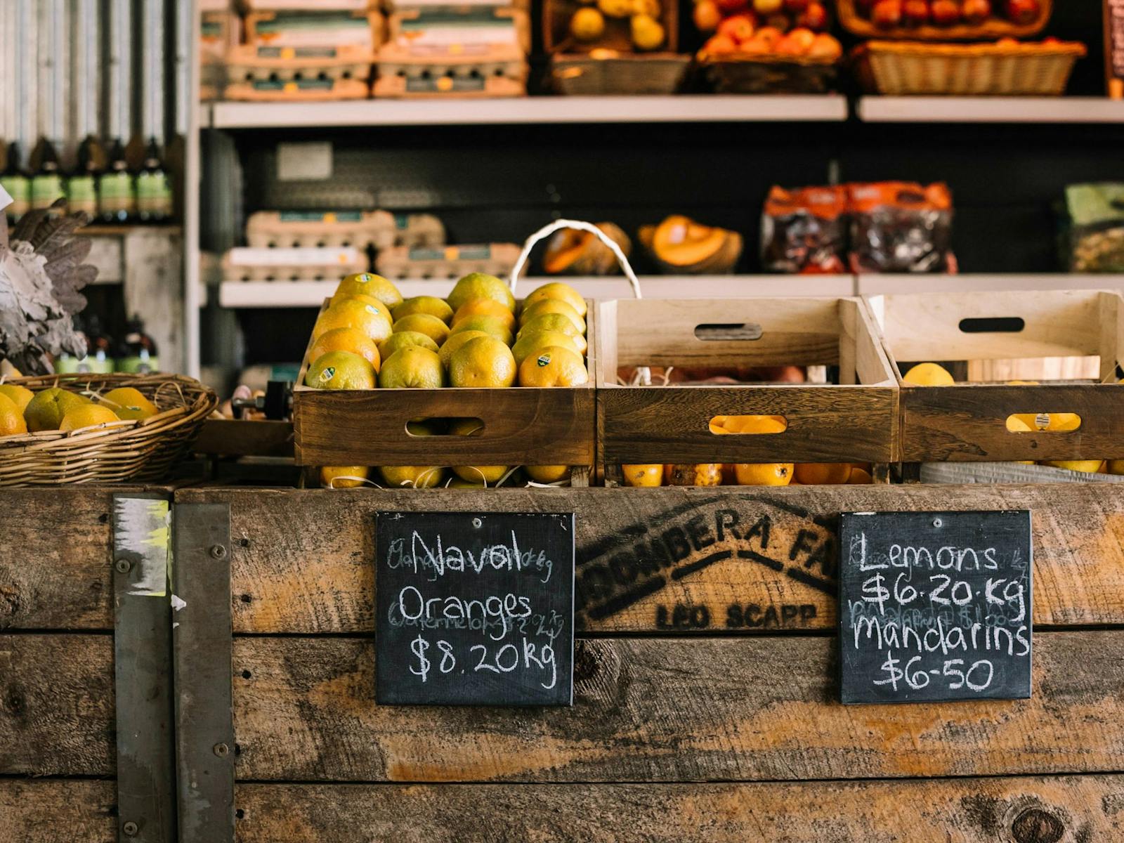 Regional and fresh produce