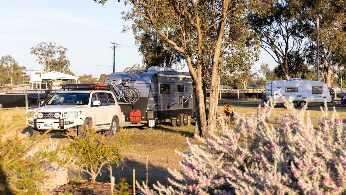 Camping with a rural outlook