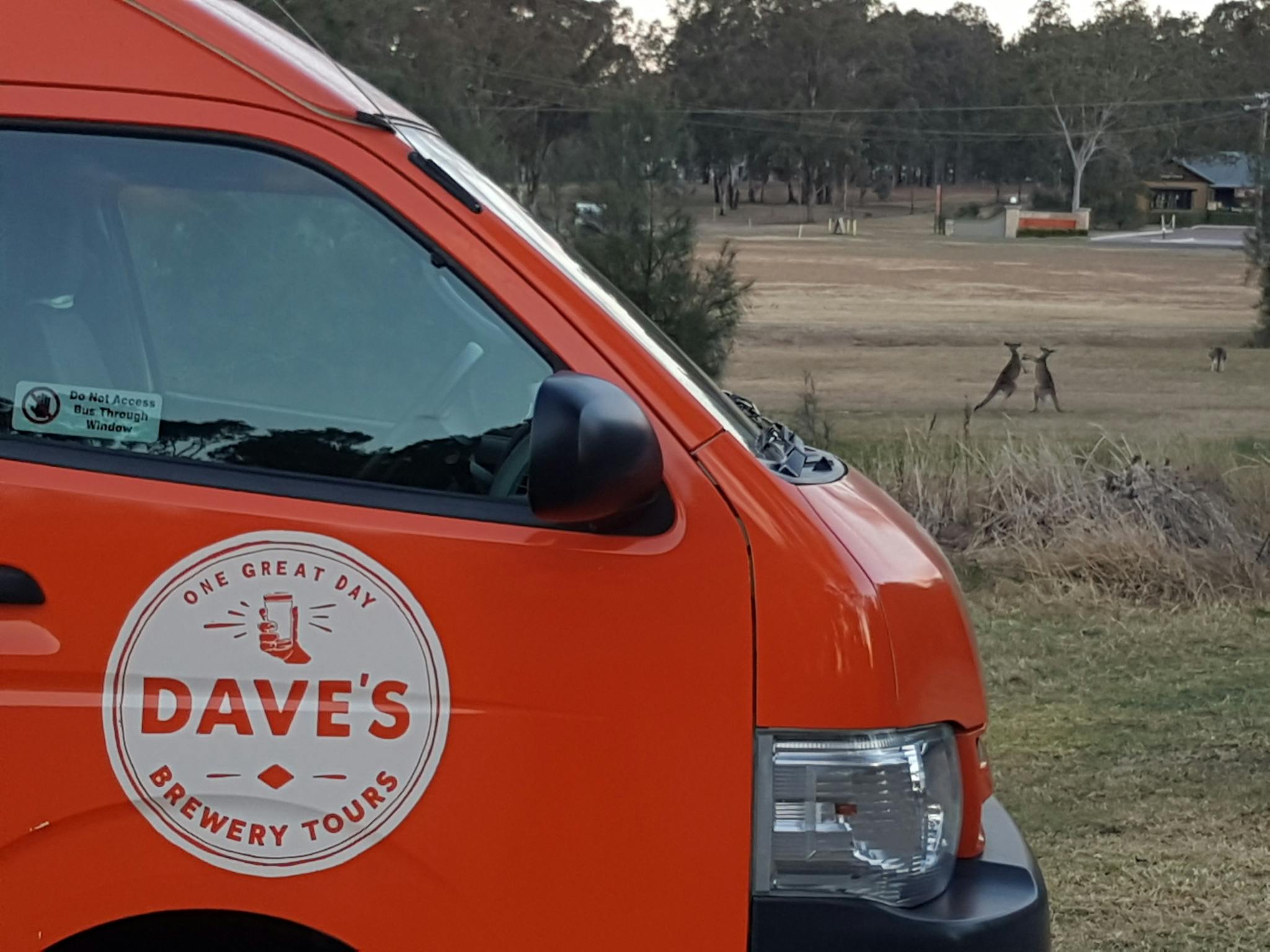 Hunter Valley wildlife spotting on Dave's Hop Hunter, Grains & Grapes and Taste of The Hunter tours