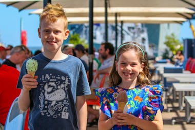 The Ice Cream Shop on the Wharf