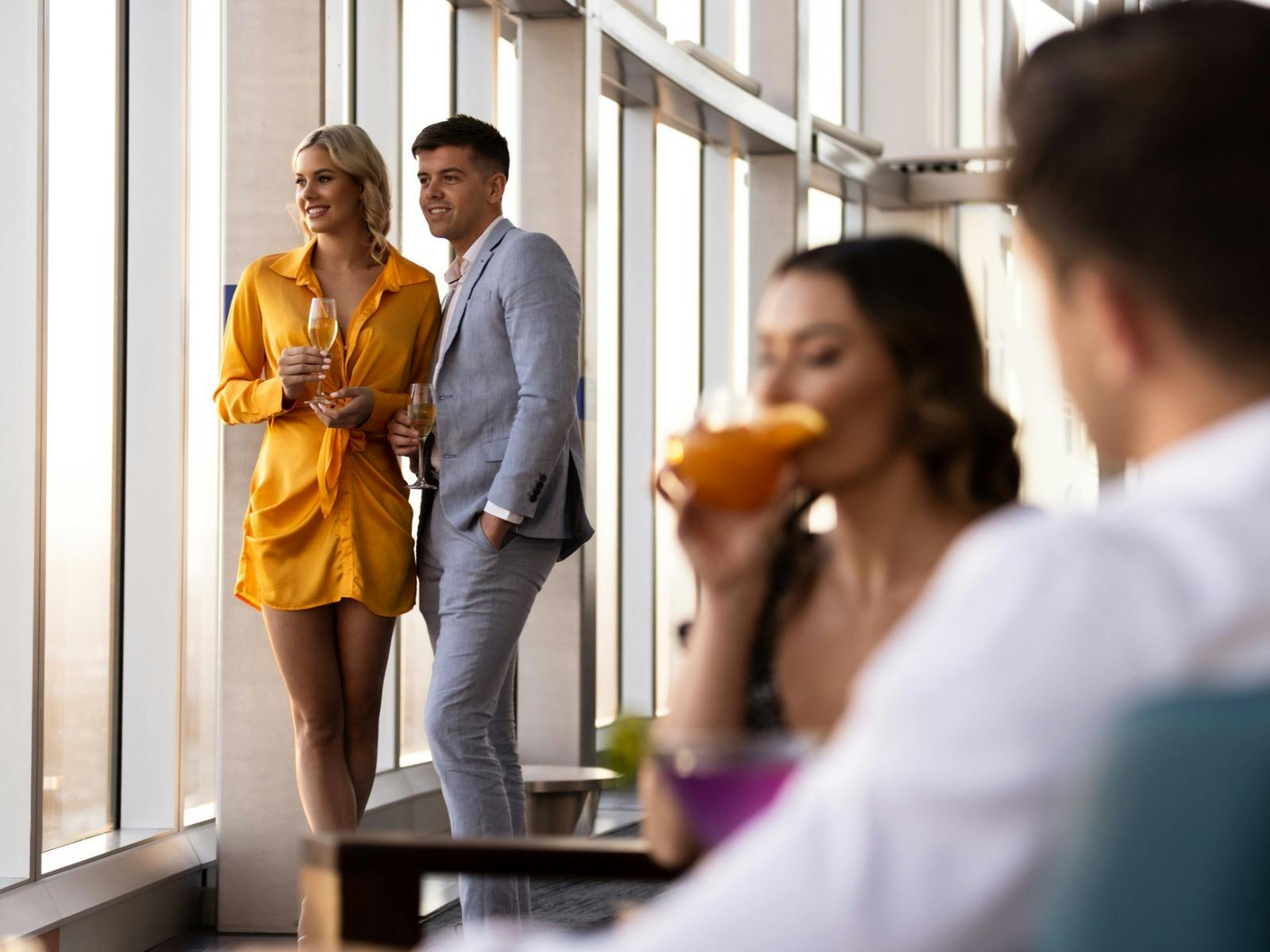 Meet for after-work drinks at SkyPoint