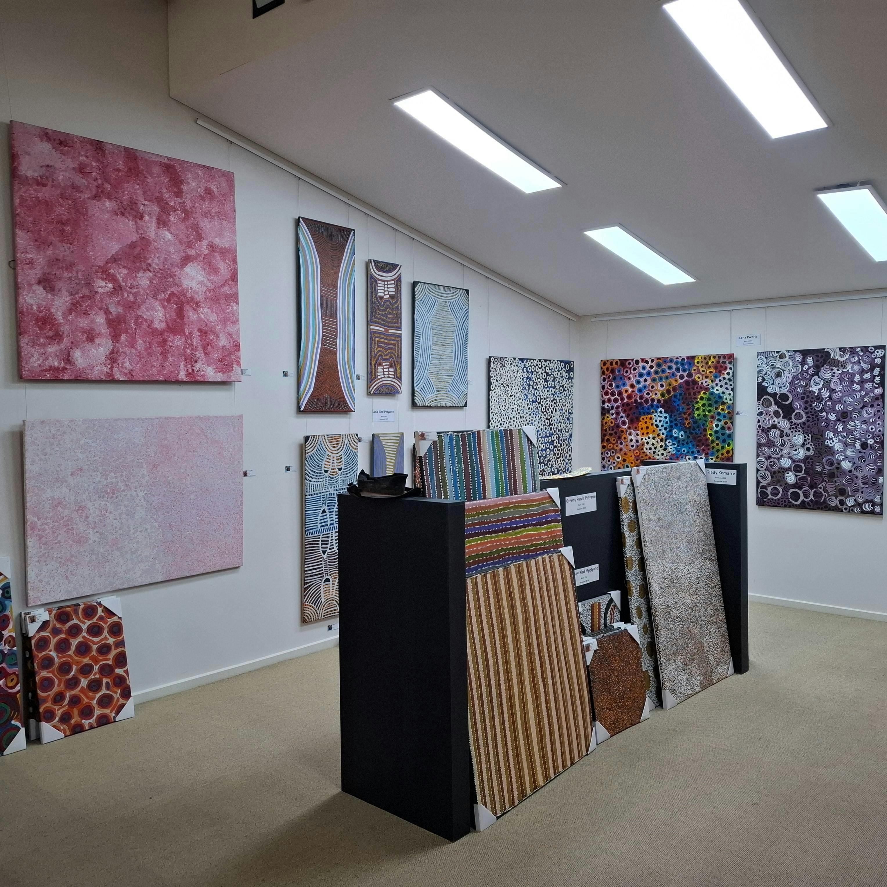 High end diseased artist space, Mbantua permanent collection room