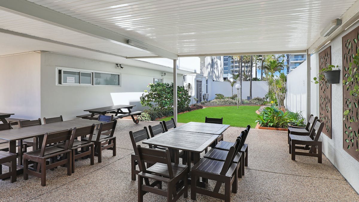 BBQ area
