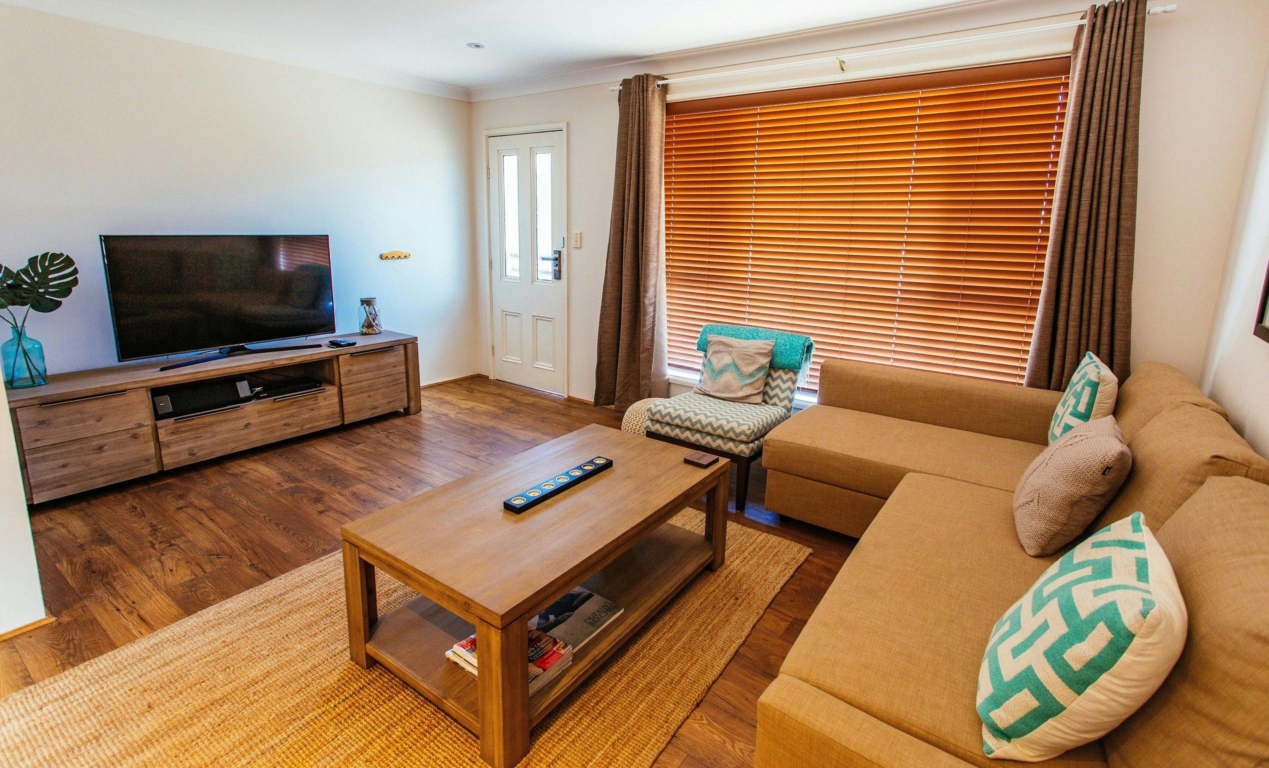 Entertainment system in the living area