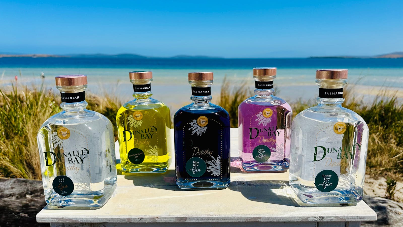Some of the award winning gin