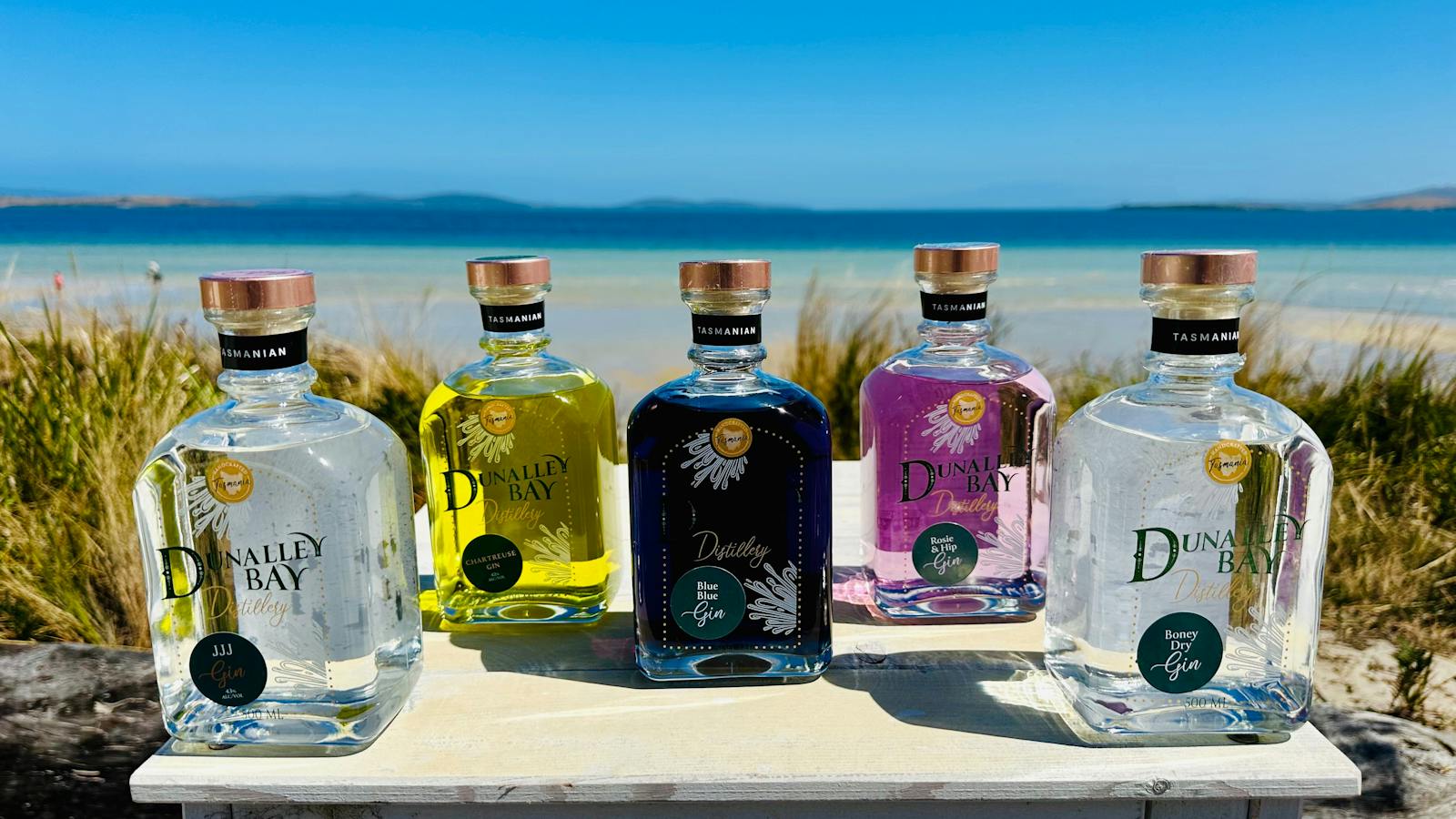 Some of the award winning gin